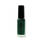 Zdobící lak č.28 - Zelený třpyt (Green glitter)