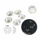 Kamínky Swarovski - Krystal 1,5mm - 50ks nebo 100ks
