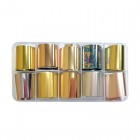 FOLIE BOX č.5 BRONZ-ZLATO - 10ks (2,4x100cm)