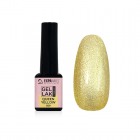Gel lak - QUEEN Yellow - jemný třpyt