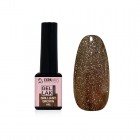 Gel lak - BRILLIANT Brown třpyt