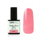 Rubber base glitter gel - PINK