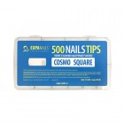 Tipy COSMO SQUARE BOX (200ks nebo 500ks) - rovné s dlouhou nalepovací plochou