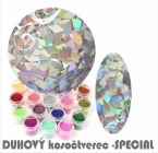 KOSOČTVERCE STŘÍBRNÉ DUHOVÉ